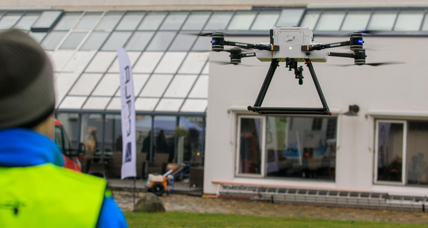 High-DRA drone letter ved Comwell demonstration